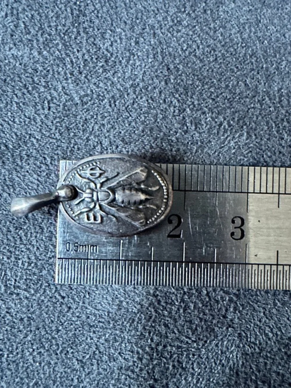 David Yurman Petrvs Bee Pendant Amulet in Sterling Silver